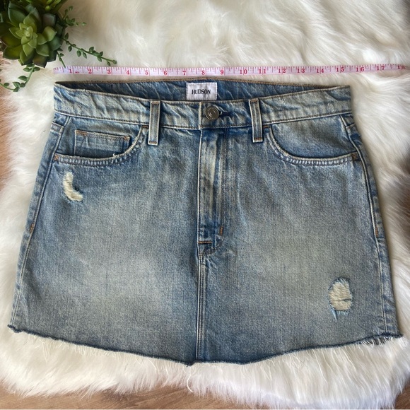HUDSON Vivid Denim Jean Mini Skirt - NWOT - Picture 1 of 4